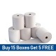 57 x 50mm Clover Thermal Rolls Special Offer - Buy 15 Get 5 Free